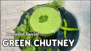 Ramzan Special Green Chutney Restaurant style green chutney for every recipe kashmir kashmiri [upl. by Amjan]