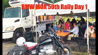 BMW 50th MOA Rally Via The Auto Train [upl. by Nyliahs6]