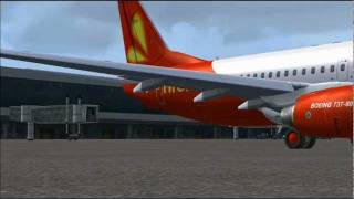 FSX Firefly Malaysia WBKK to WBKS Flight [upl. by Alfonse967]