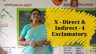 Direct and Indirect speech  4 Exclamatory sentence [upl. by Macnamara126]