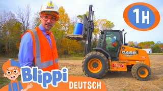 Blippi fährt Gabelstapler  Blippi Deutsch   Abenteuer und Videos für Kinder [upl. by Alvar784]