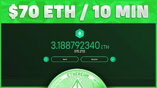 FREE ETHEREUM Mining 2022  Earn 69 Every 10 Minutes No Investment [upl. by Eikkin75]