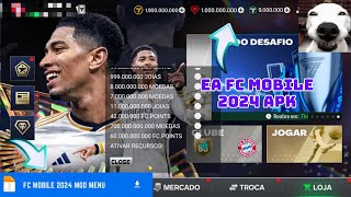 Como Ter Dinheiro Infinito no FC mobile 2024  Novo apkmod fc 24 [upl. by Htenek]