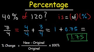 Percentage Word Problems [upl. by Nyrol]