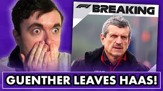 Our reaction to Guenther Steiner LEAVING Haas [upl. by Sherl]