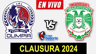 OLIMPIA VS MARATHON EN VIVO 🔴 CLAUSURA 2024 FINAL LIGA BETCRIS HONDURAS ▶️ DONDE VER EN VIVO [upl. by Henrie334]