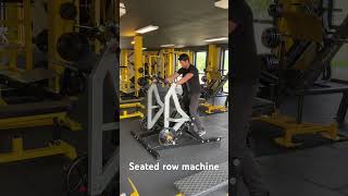 Seated row machine [upl. by Notneb407]