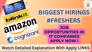 Trending Software IT Jobs for Freshers Apply Now  itjobs jobapply freshersjobs2024 [upl. by Olbap624]