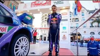 seb loeb monte carlo winner 2022 Back flip at 47 bravo 👏 [upl. by Arnoldo]