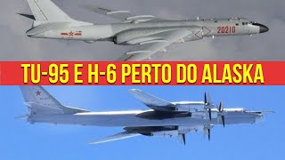 EUA e Canadá interceptam bombardeiros russos e chineses perto do Alasca [upl. by Runkle]