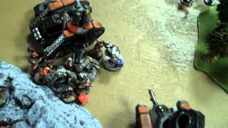 BoLS Battle Report 79  Penal Legion vs Orks  Warhammer 40k [upl. by Nylidnam]