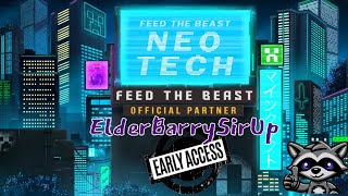 FTB NeoTech EP2 Starting Quest Backpacks and more Early Access [upl. by Adiari392]