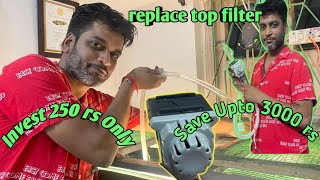 how to install Submersible pump in aquarium Using This Motor only 250 Investment [upl. by Ahsinaj]