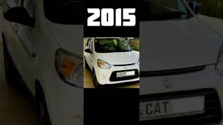 😈Evolution of Suzuki Alto 20102024 🔥shorts [upl. by Shornick]