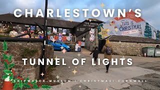 Charlestown Tunnel of Lights Shipwreck Museum Cornwall 2024 [upl. by Ashok626]