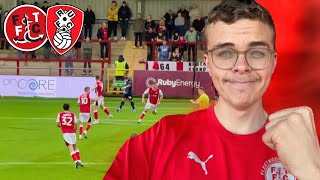 5 UNBEATEN AS FLEETWOOD MAKE ROUND 3  FLEETWOOD TOWN VS ROTHERHAM VLOG [upl. by Drais968]