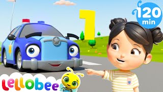 Counting Vehicles With Ella  Baby Nursery Rhyme Mix  Preschool Playhouse Songs [upl. by Admana]