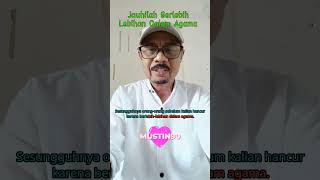 HADIST NABI TENTANG JAUHILAH BERLEBIH LEBIHAN DALAM AGAMAquot [upl. by Cott]