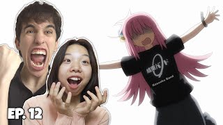 THE BEST FINALE 👏🥹  Bocchi the rock Episode 12 Reaction JPEN [upl. by Acireh]