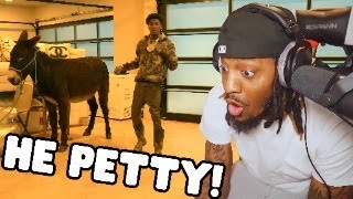 YB WENT AND BOUGHT A DONKEY  Act A Donkey  CHARLAMAGNE DISS  REACTION [upl. by Vinni]