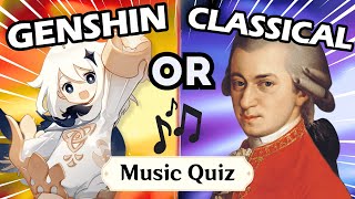 Is it GENSHIN or CLASSICAL Music  Player vs Professional Musician [upl. by Noremmac]