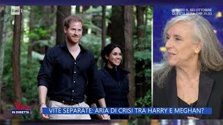 Harry e Meghan aria di crisi  La Vita in diretta 08102024 [upl. by Nidorf305]