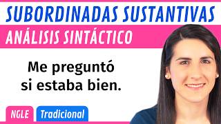 SUBORDINADAS SUSTANTIVAS 🟨 ANÁLISIS Sintáctico de ORACIONES COMPUESTAS [upl. by Arutnev]