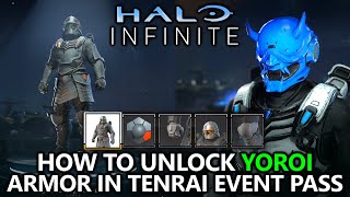 Halo Infinite  How to Unlock YOROI Armor Core during Fracture Tenrai Event Pass Explained [upl. by Sheeran]