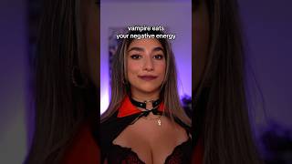 vampire plucks your negative energy 🧛‍♀️ asmr sleep asmrmouthsounds [upl. by Oriaj]