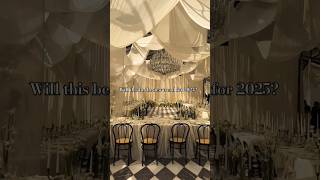 Will draping be the new trend for 2025 Weddings What do you think wedding weddinginspiration [upl. by Lyrahc]