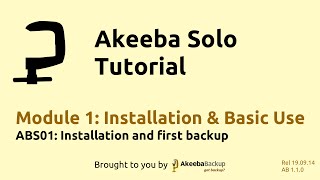 ABS01 Installation and first backup [upl. by Aivonas]