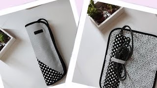 DIY ✂️ Estuche funda para plancha del pelo🧵sewing 🪡costura fácilcoseridea para vender o regalar [upl. by Hopfinger]