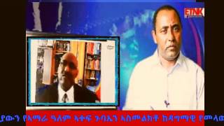 INterview with Dr Afework Teshome All Amahara Peoples Organization II PR head 21 05 2017 part 2 [upl. by Narcho]