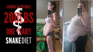 Snake Diet TV  Ep9  Snake Diet Sam Lost 200 Pounds In 12 Months  QampA [upl. by Ladnek559]