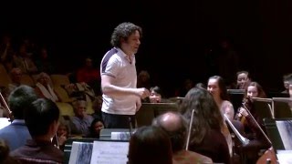 Gustavo Dudamel conducts a rehearsal with the UC Berkeley Symphony Orchestra [upl. by Tlaw]