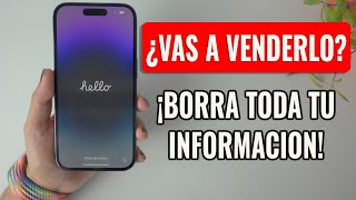 Cómo BORRAR Un iPhone 🔴 Elimina Toda La Información [upl. by Diella104]