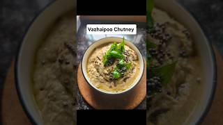 Vazhaipoo Chutney Janashomekitchen vazhaipoochutney chutney tamilshortshealthyrecipes food [upl. by Doniv]