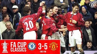 FA Cup Classic  Chelsea 35 Manchester United 1998  Five star Reds stun Stamford Bridge [upl. by Alper]