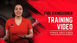 Fire Extinguisher Training Video Fire Extinguisher Types and Uses [upl. by Llenej]