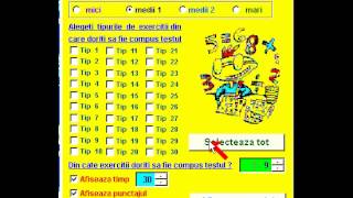 KidsCalc  generator de exercitii pentru clasele IIV [upl. by Aidnic]