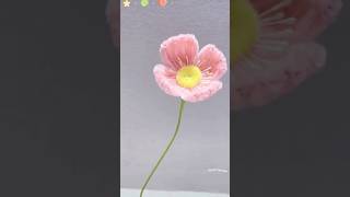 Anemone flower using pipe cleanertwist stick shorts feedshorts [upl. by Quenby409]