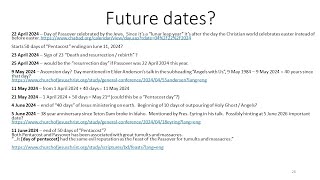 Video  32 future dates updated [upl. by Beker]