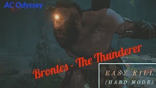 Assassins Creed Odyssey  Brontes The Thunderer Easy Kill [upl. by Kelby]