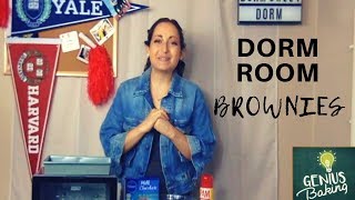 How to Make Brownies without Oven  2Ingredient Brownie Recipe  College Dorm Cooking [upl. by Navy602]