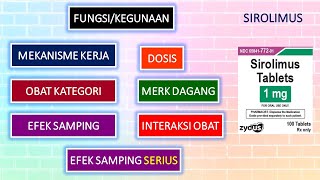 APA ITU OBAT SIROLIMUS [upl. by Anthia432]