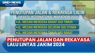 JAKIM 2024 Dishub Jakarta Berlakukan Rekayasa Lalu Lintas  Sindo Today 2306 [upl. by Hseyaj]