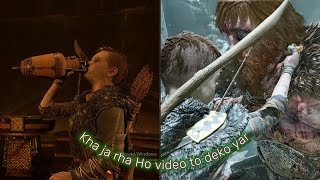 God of War  Atreus Drinks Wine and Kills Innocent Person  Voice Over Commentary Breakdown [upl. by Amik]