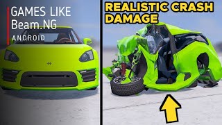 TOP 6 Best Realistic Car Crash Simulator Games like Beam NG Drive for Android 2022 • Best Car Games [upl. by Schroth526]