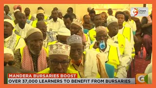 Mandera county government issues bursary cheques to over 37000 learners [upl. by Adis]