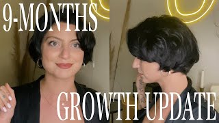 Growing out a pixie cut  9 MONTHS UPDATE amp CUT ✨ [upl. by Curren]